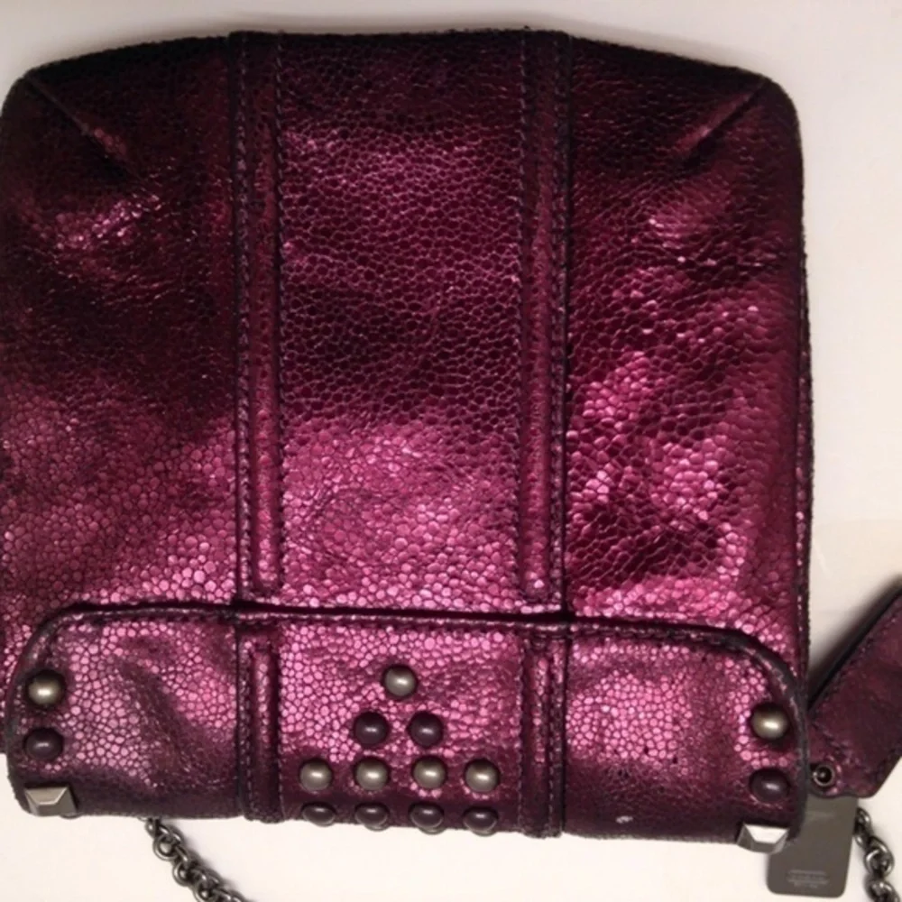 COACH RARE Studded KIRSTEN METALLIC CROSSBODY BAG